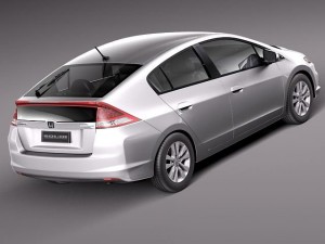 Honda Insight Hybrid 2012 3D 模型
