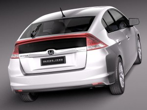 Honda Insight Hybrid 2012 3D 模型