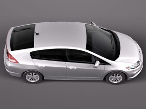Honda Insight Hybrid 2012 3D 模型