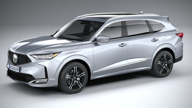 Acura MDX 2025 3D 모델 .c4d .max .obj .3ds .fbx .stl .blend 