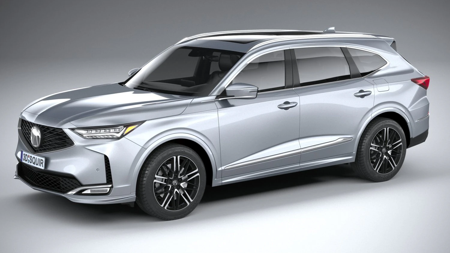 Acura MDX 2025 3D Model .c4d .max .obj .3ds .fbx .stl .blend 