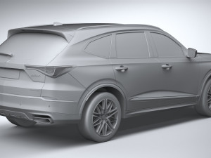 Acura MDX 2025 3D 모델