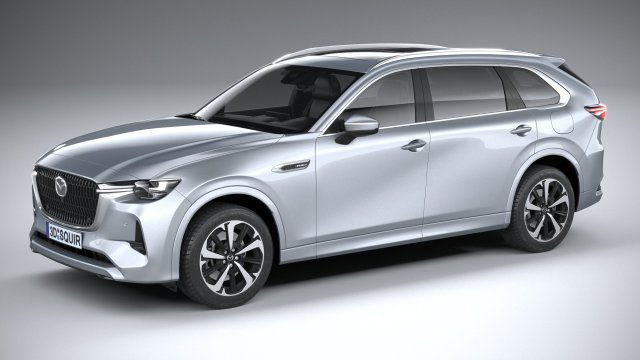 Mazda CX-80 2025 3D 模型 .c4d .max .obj .3ds .fbx .stl .blend 