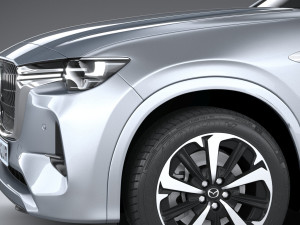 Mazda CX-80 2025 3D 模型