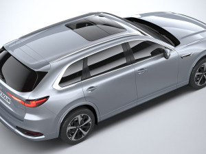 Mazda CX-80 2025 3D 模型