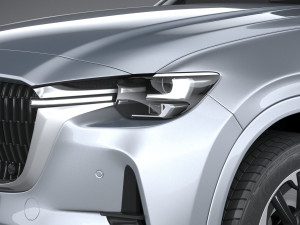 Mazda CX-80 2025 3D 模型