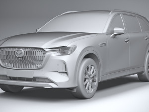 Mazda CX-80 2025 3D 模型