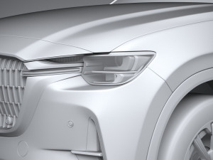 Mazda CX-80 2025 3D 模型