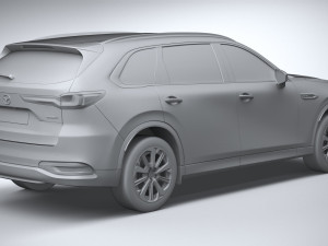 Mazda CX-80 2025 3D 模型