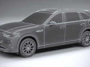 Mazda CX-80 2025 3D 模型