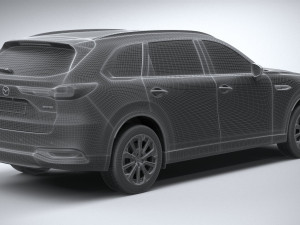 Mazda CX-80 2025 3D 模型