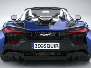 McLaren Artura Spider 2025 3D 모델