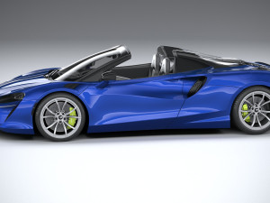 McLaren Artura Spider 2025 3D 모델
