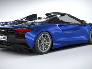 McLaren Artura Spider 2025 3D 모델