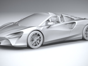 McLaren Artura Spider 2025 3D 모델