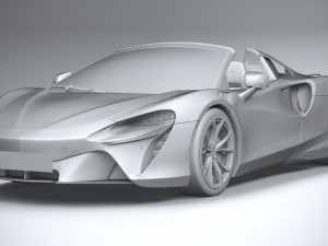 McLaren Artura Spider 2025 3D 모델