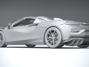 McLaren Artura Spider 2025 3D 모델