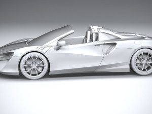 McLaren Artura Spider 2025 3D 모델