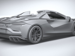 McLaren Artura Spider 2025 3D 모델