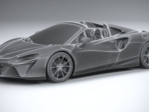 McLaren Artura Spider 2025 3D 모델
