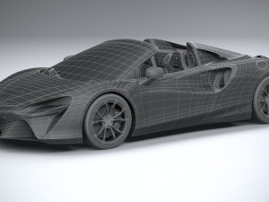 McLaren Artura Spider 2025 3D 모델