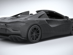 McLaren Artura Spider 2025 3D 모델