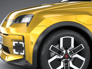 Renault 5 E-Tech 2025 Modelo 3D