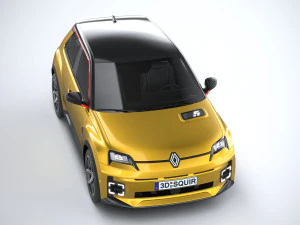 Renault 5 E-Tech 2025 3D Model