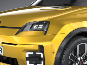 Renault 5 E-Tech 2025 Modelo 3D
