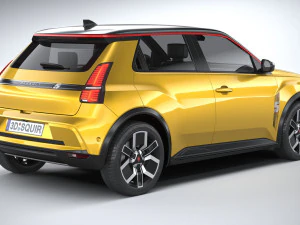 Renault 5 E-Tech 2025 3D Model