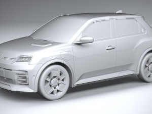 Renault 5 E-Tech 2025 Modelo 3D