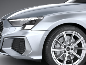 Audi A3 g-tron 2024 Modèle 3D