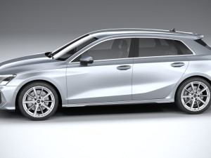 Audi A3 g-tron 2024 Modèle 3D