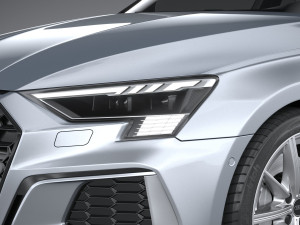 Audi A3 g-tron 2024 Modèle 3D