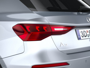 Audi A3 g-tron 2024 Modèle 3D