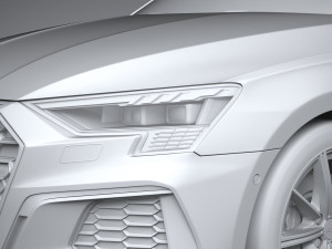 Audi A3 g-tron 2024 Modèle 3D