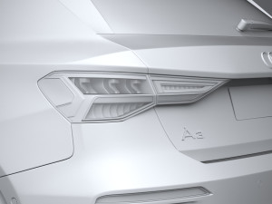 Audi A3 g-tron 2024 Modèle 3D