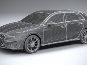 Audi A3 g-tron 2024 Modèle 3D