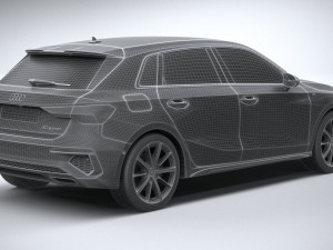 Audi A3 g-tron 2024 Modèle 3D