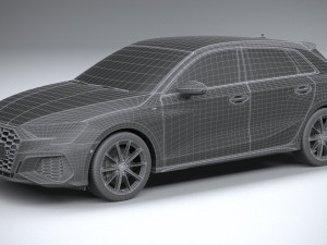 Audi A3 g-tron 2024 Modèle 3D