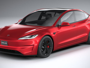 Tesla Model 3 Performance 2025 3D 模型