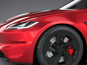 Tesla Model 3 Performance 2025 3D Model