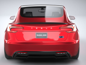 Tesla Model 3 Performance 2025 3D 模型