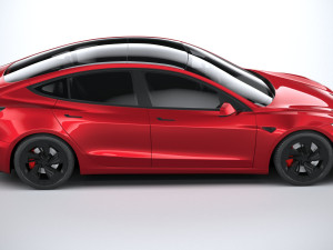 Tesla Model 3 Performance 2025 3D 模型