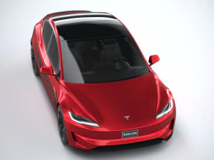 Tesla Model 3 Performance 2025 3D Model
