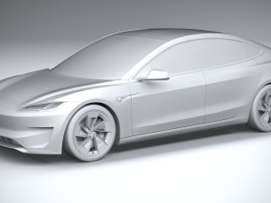 Tesla Model 3 Performance 2025 3D 模型