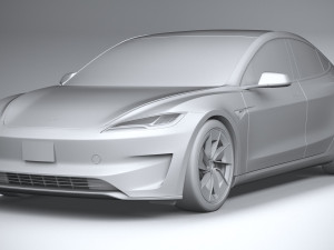 Tesla Model 3 Performance 2025 3D 模型