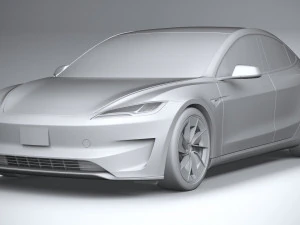 Tesla Model 3 Performance 2025 3D Model