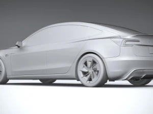 Tesla Model 3 Performance 2025 3D Model