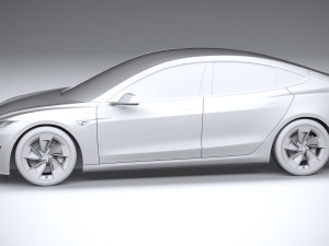 Tesla Model 3 Performance 2025 3D 模型